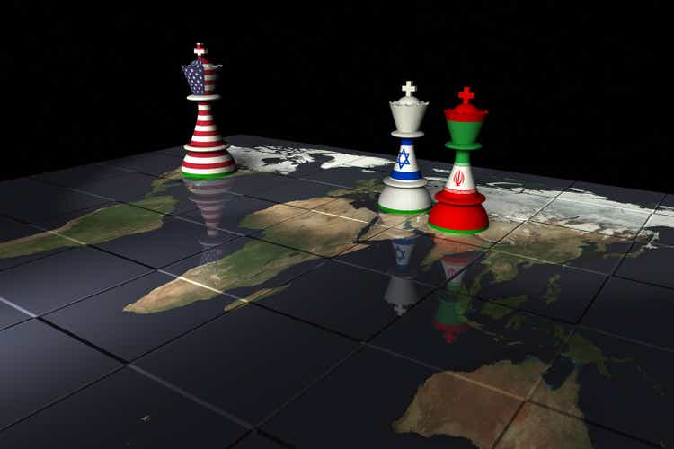 USA, Israel and Iran Chess Standoff