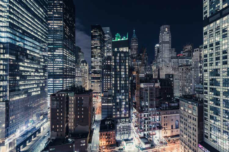 Skyscrapers in Lower Manhattan, New York