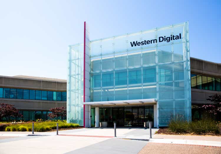 Entrance to Western Digital Corporation (<a href='https://seekingalpha.com/symbol/WDC' _fcksavedurl='https://seekingalpha.com/symbol/WDC' title='Western Digital Corporation'>WDC</a>) office in Milpitas, California