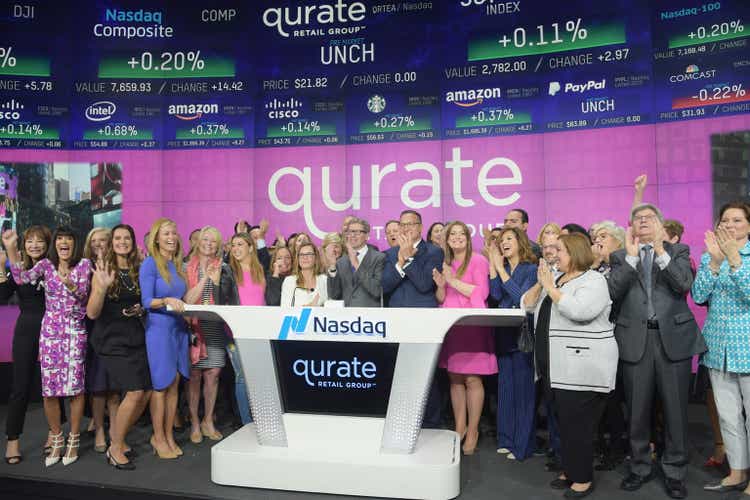 Qurate Retail Group Opening Bell Ceremony At Nasdaq MarketSite