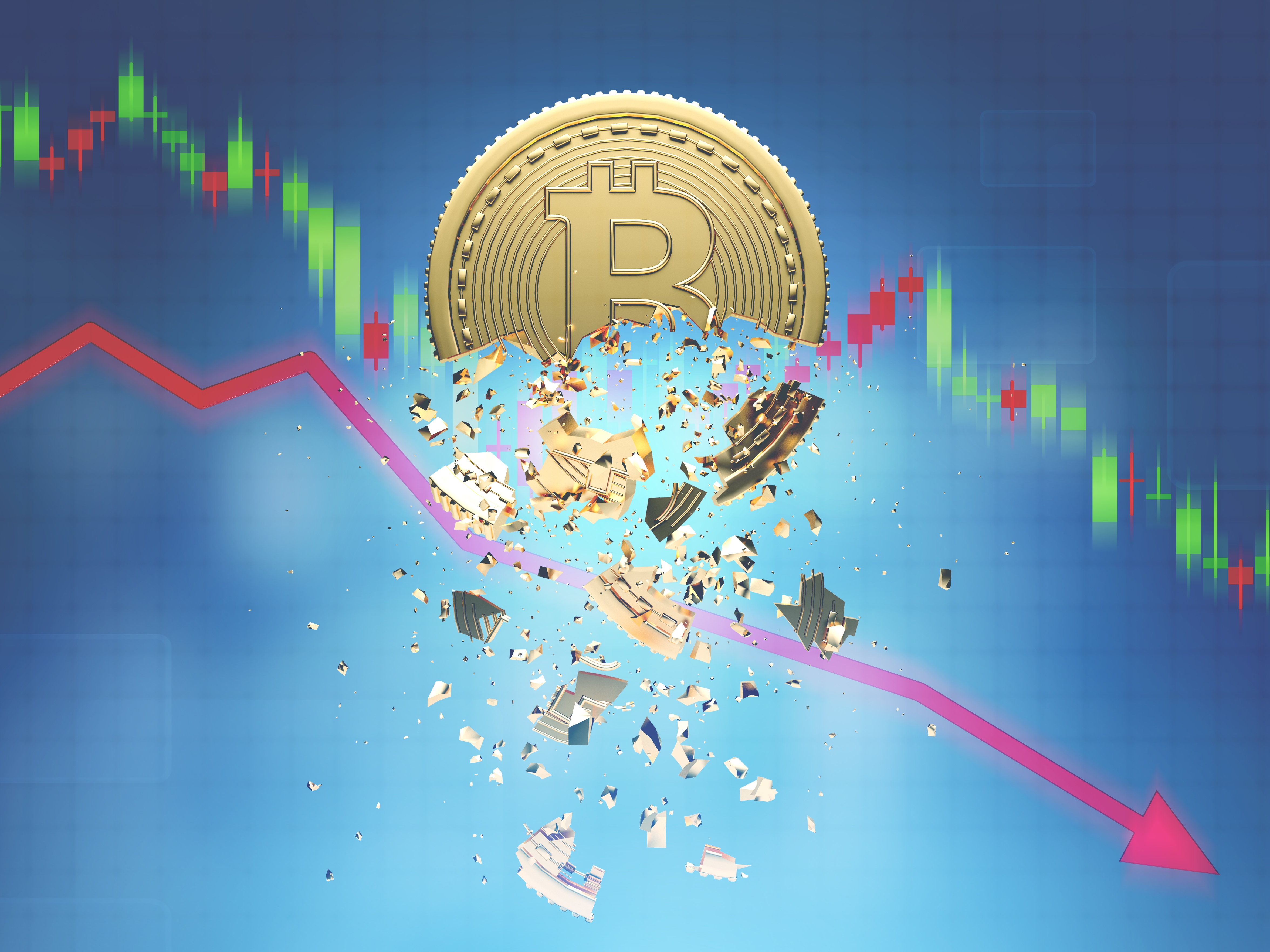Bitcoin breaks down into bear market territory, slumps to a 6-month low |  Seeking Alpha