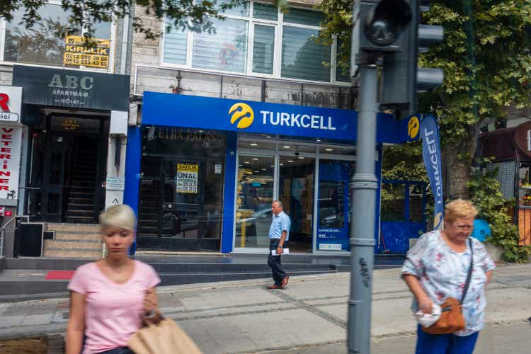 Turkcell store in Besiktas District.