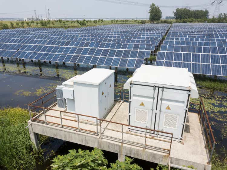 solar photovoltaic and transformer box