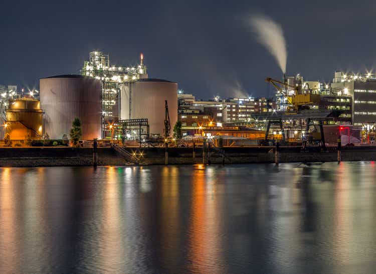 BASF in Ludwigshafen, the largest chemical producer in the world.