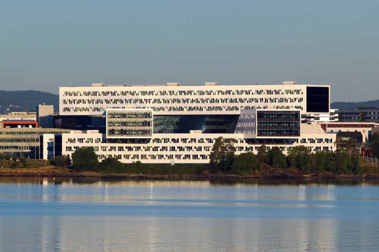 Oslo office of Equinor, former Statoil, the largest energy company of Norway developing oil, gas, wind and solar energy in more than 30 countries.