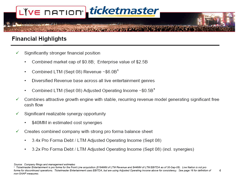 Live Nation / Ticketmaster Merger: Terms Announced | Seeking Alpha