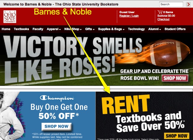 Barnes Noble College Goes After Sizzling Textbook Rental Market