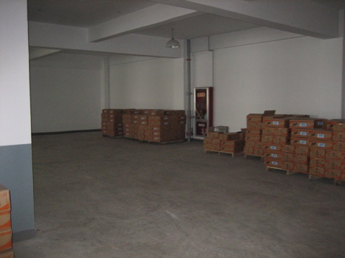 Picture #3:  Less than a quarter of the warehouse space is occupied with inventories.  The dates on the inventories went back to over 6 months old.