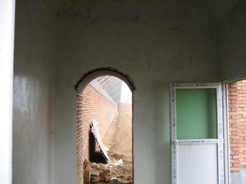 Picture #8: Inside one of the completed greenhouses.