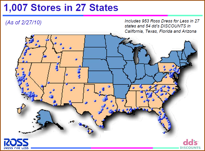 Ross clothing outlet store locations