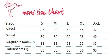 Lululemon Size Chart Mens