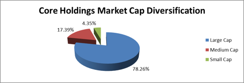 Figure 2: Core Holdings Market Cap Diversification