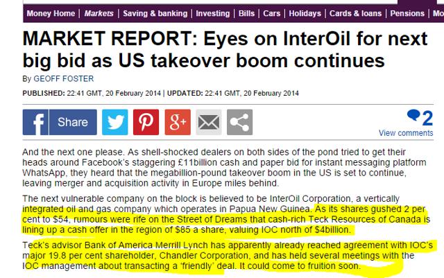 Interoil stock options