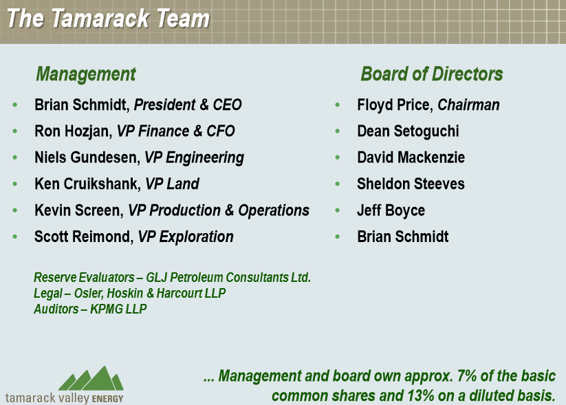 Tamarack Valley Energy: 8 Different Insiders Have Purchased Shares This ...