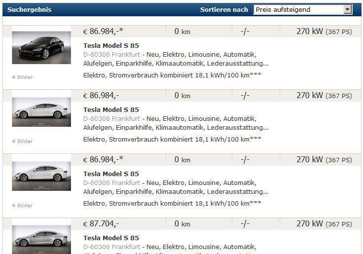 Somewhere In Europe 100 Model S Destroy A Myth Tesla