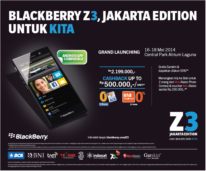 The Blackberry Z3 Jakarta Is A Hit In Indonesia Nyse Bb