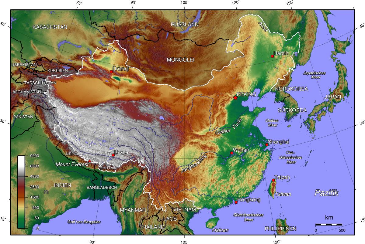 China S Internal Geopolitics Part 1 Seeking Alpha   Saupload Topographic Map Of China 2005 