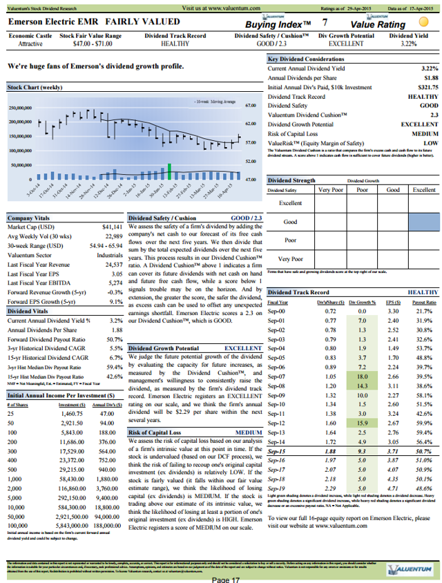 Emerson Electric Still A Solid Dividend Growth Idea (NYSEEMR) Seeking Alpha