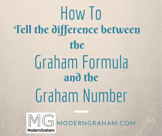 How To Tell The Difference Between The Graham Formula And The Graham ...