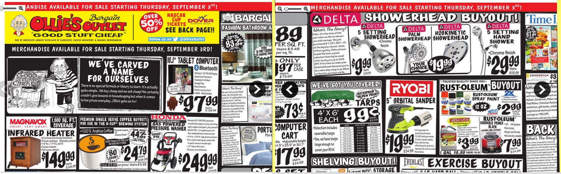 ollies bargain outlet long term growth story with white space ollies current flyer