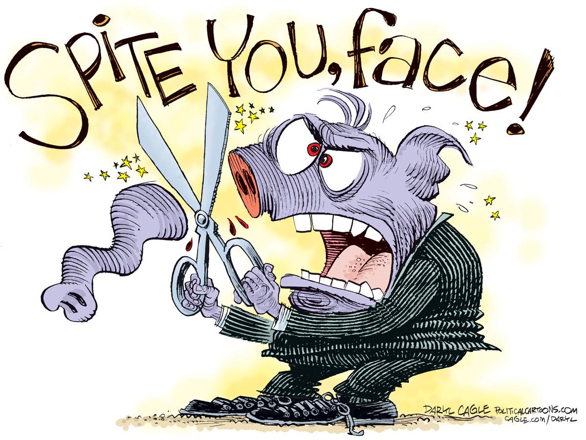 Cut Off Your Nose to Spite Your Face: Meaning, History, & More