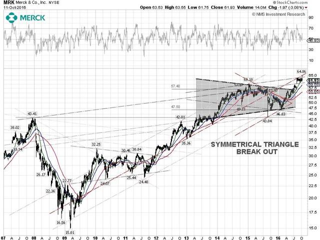 Merck Technical Chart