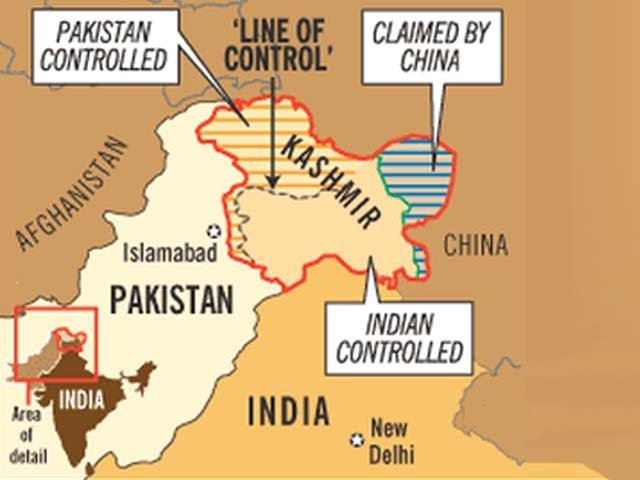 kashmir map india pakistan china Kashmir Conflict kashmir map india pakistan china