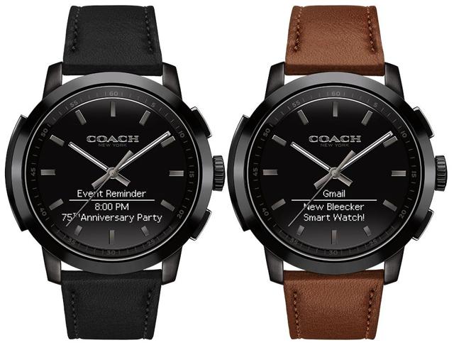 coach bleecker smart watch