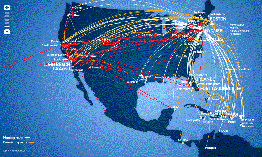 Virgin America Route Map Time To Buy Jetblue On Virgin America Merger Rumors (Nasdaq:jblu) | Seeking  Alpha