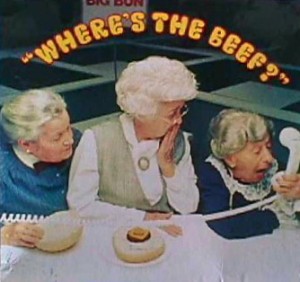Image result for where's the beef?