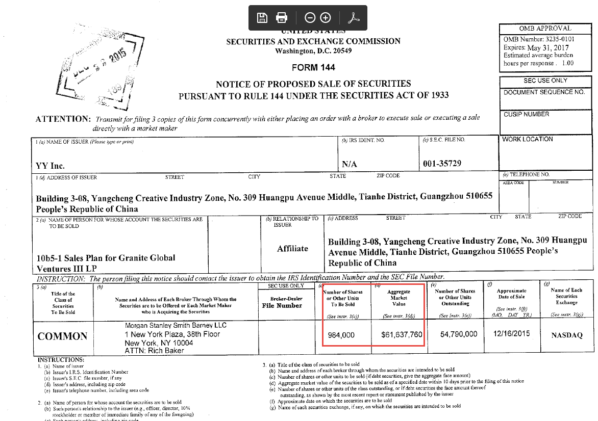 YY Inc. Is Now In Serious Troubles. Government Started To Crack Down On ...