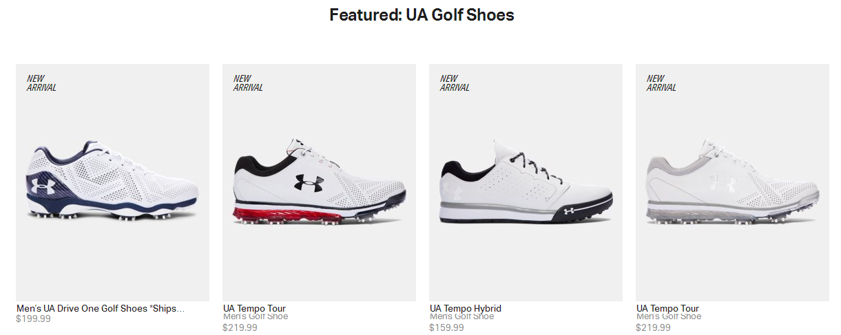 219 under armour golf shoes