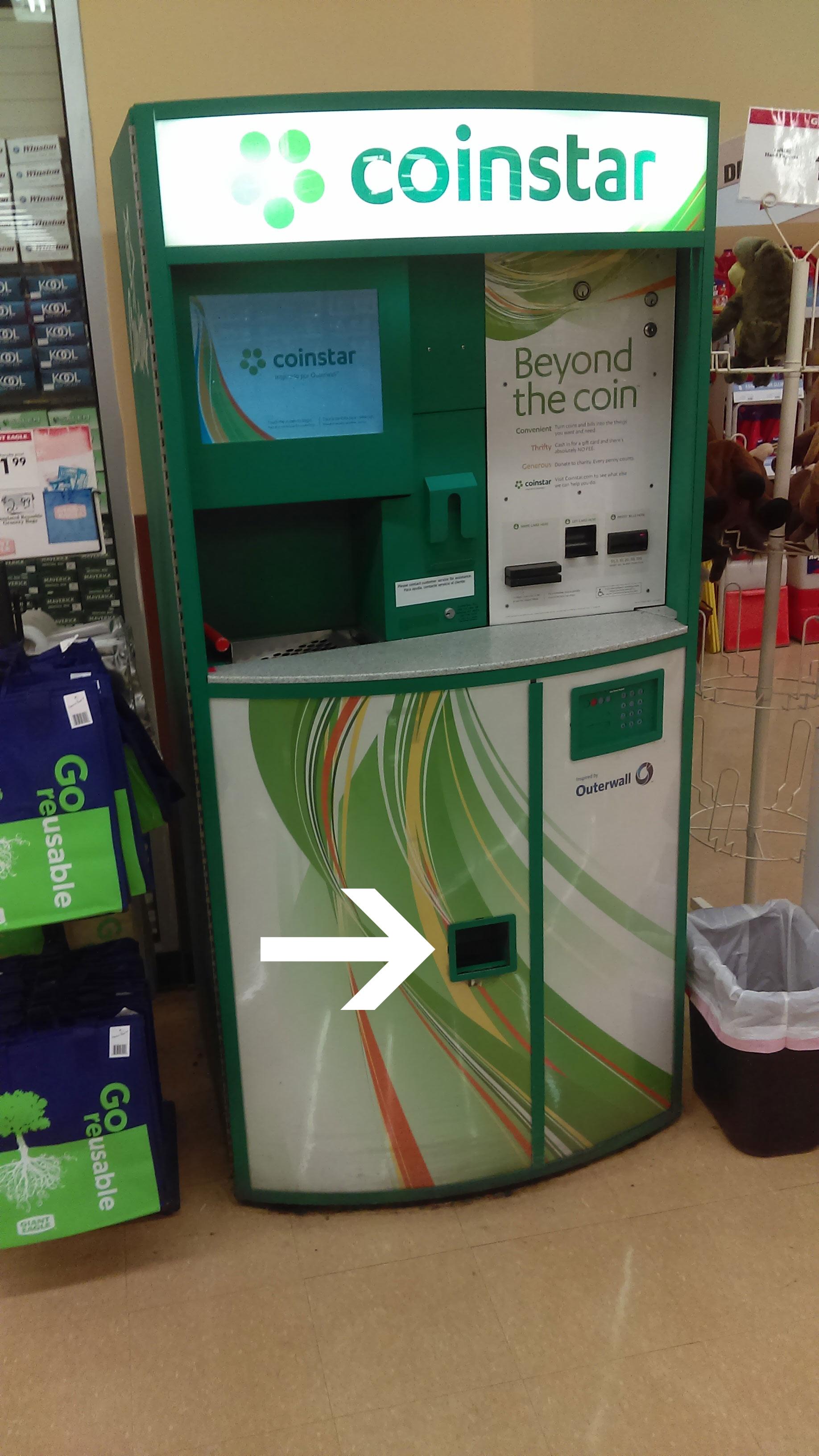 Gift Cards Accepted At Coinstar Kiosk