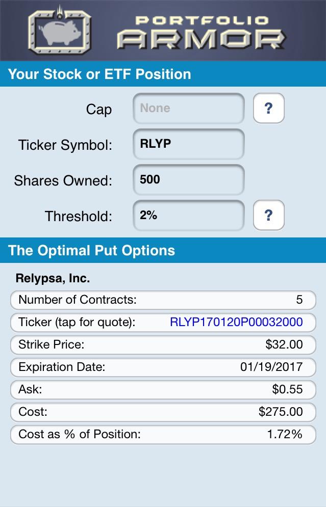 Rlyp stock options