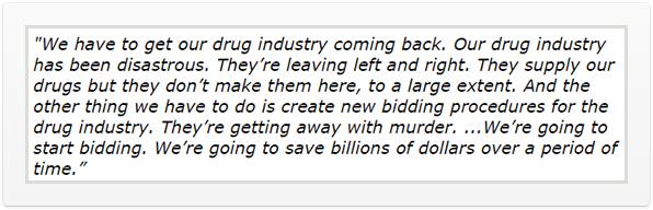 Prudent Biotech - Trump Quote