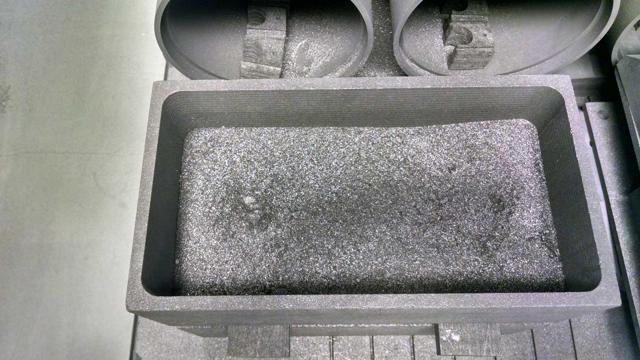 Miller graphite sample after nuclear purification at end user