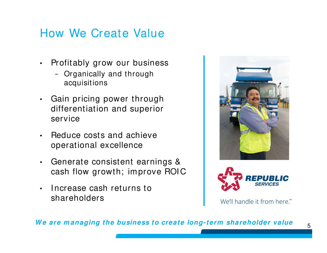 Republic Services Can A Garbage Collecting Company Make You Money? (Part 1 Of 2) (NYSERSG