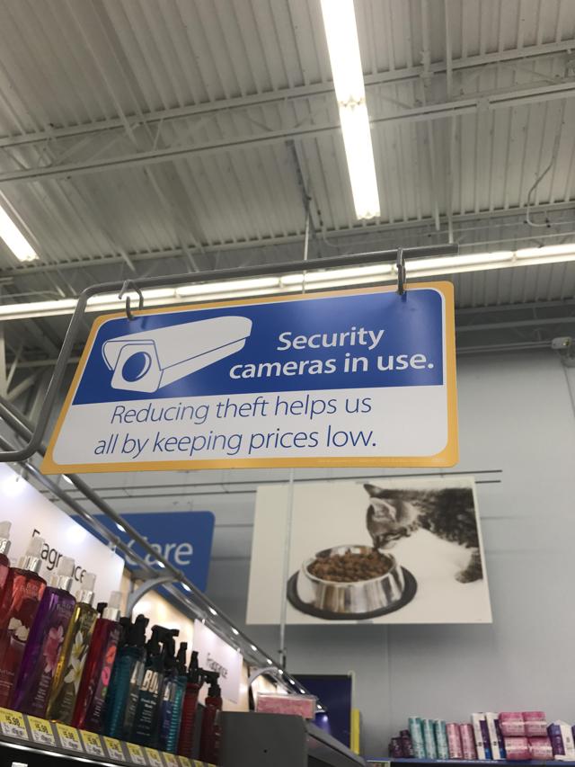 new walmart security cameras