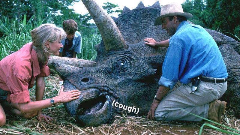 dying dinosaur