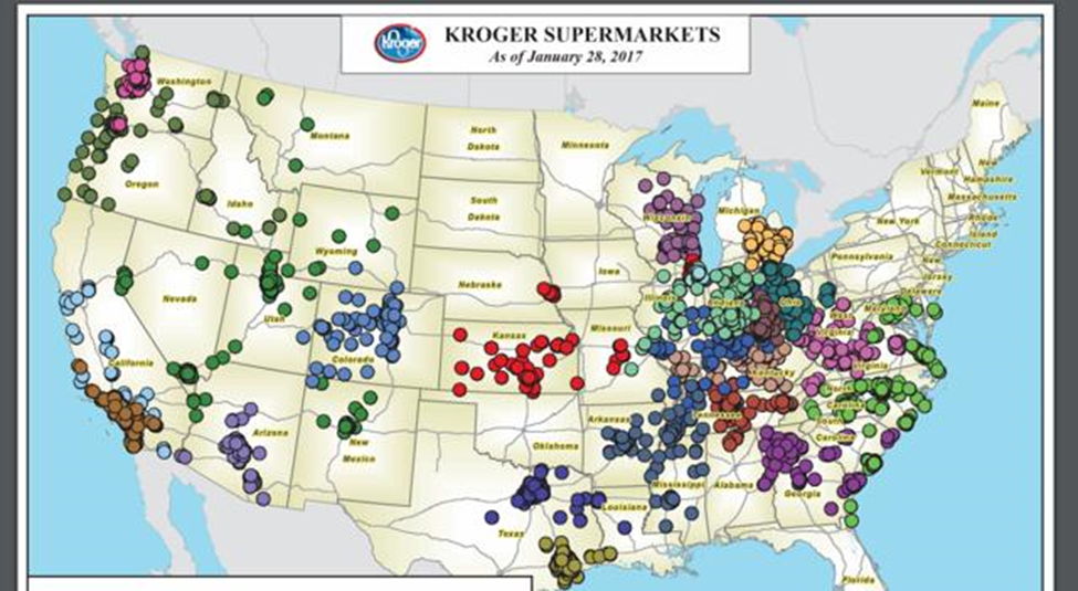 where are kroger stores located