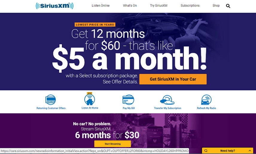 Siriusxm Deals For Existing Customers