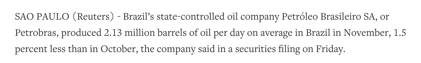 Brazil's Oil Production May Disappoint Against Optimistic Guidance In ...