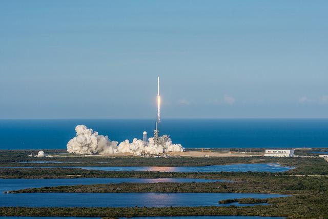 SpaceX launches its first previously flown rocket.