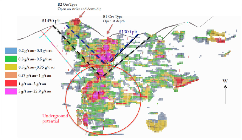Timmins Gold The Ana Paula Project Will Push Share Price Timmins Gold Umes That There Is Some Potential For An Underground Mining Operation Could Be Able To Extract It