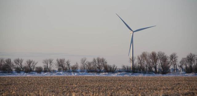 St Joseph wind farm in Manitoba