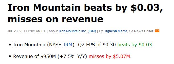 Iron Mountain: Take A Closer Look Before Going For The Dividend (NYSE ...