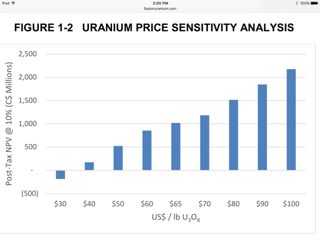 fission uranium 1 year stock