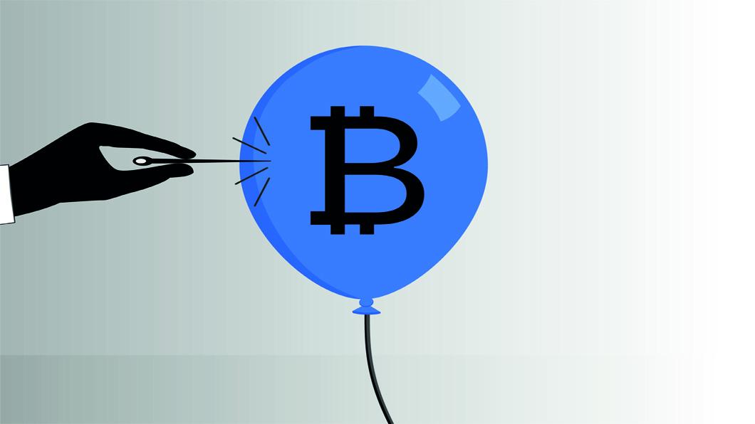 bitcoin bubble popped