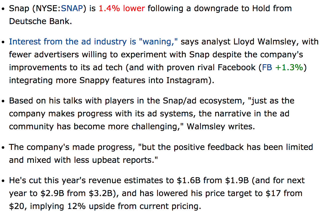 Snap S Monetization Problems Indicative Of A Failing Business