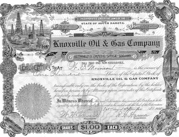 stock market stock certificate old stock